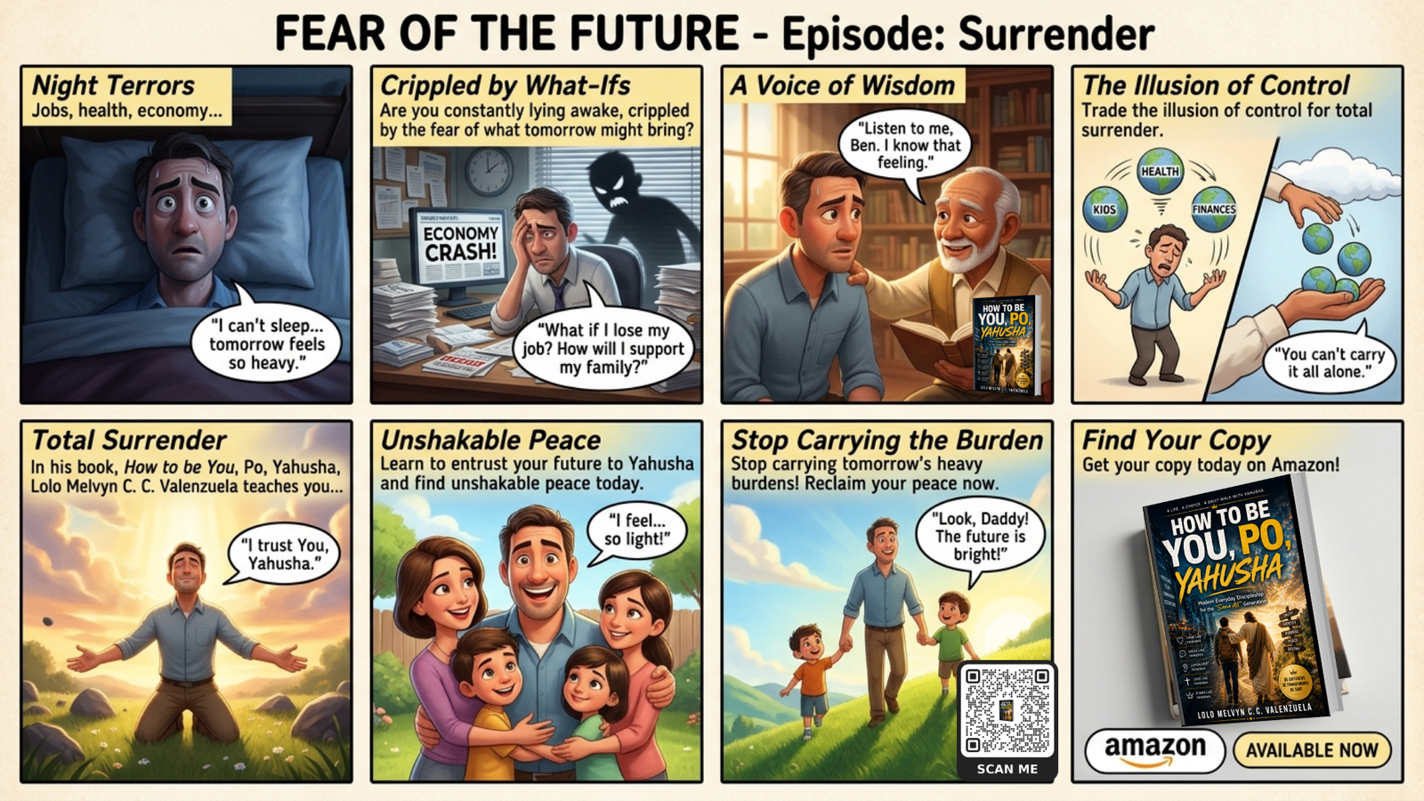 How to Overcome Fear of the Future by choosing surrender to Yahusha over fear of tomorrow